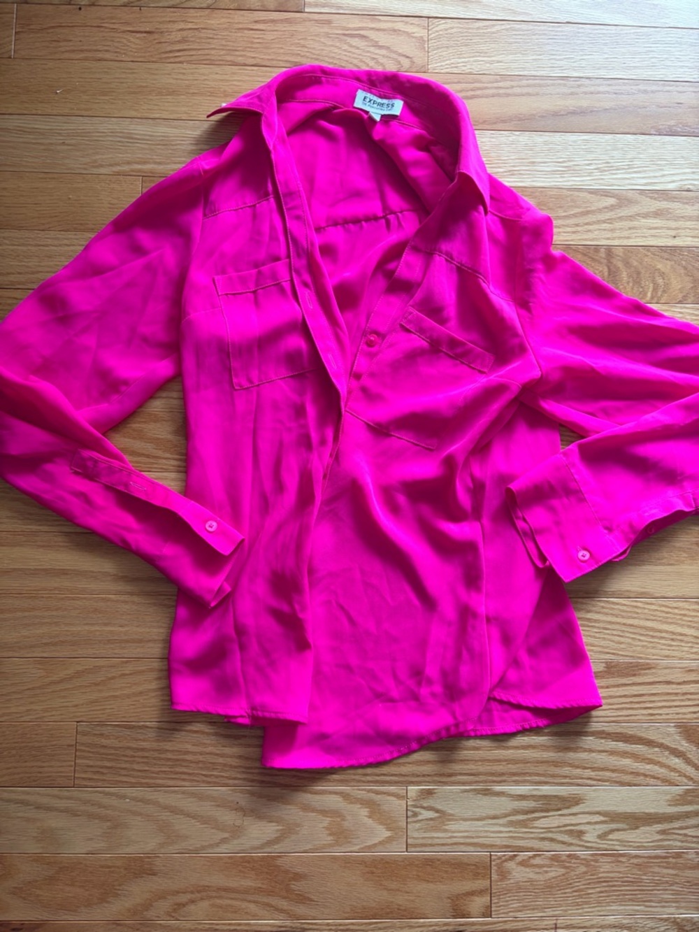 Express Hot Pink Blouse